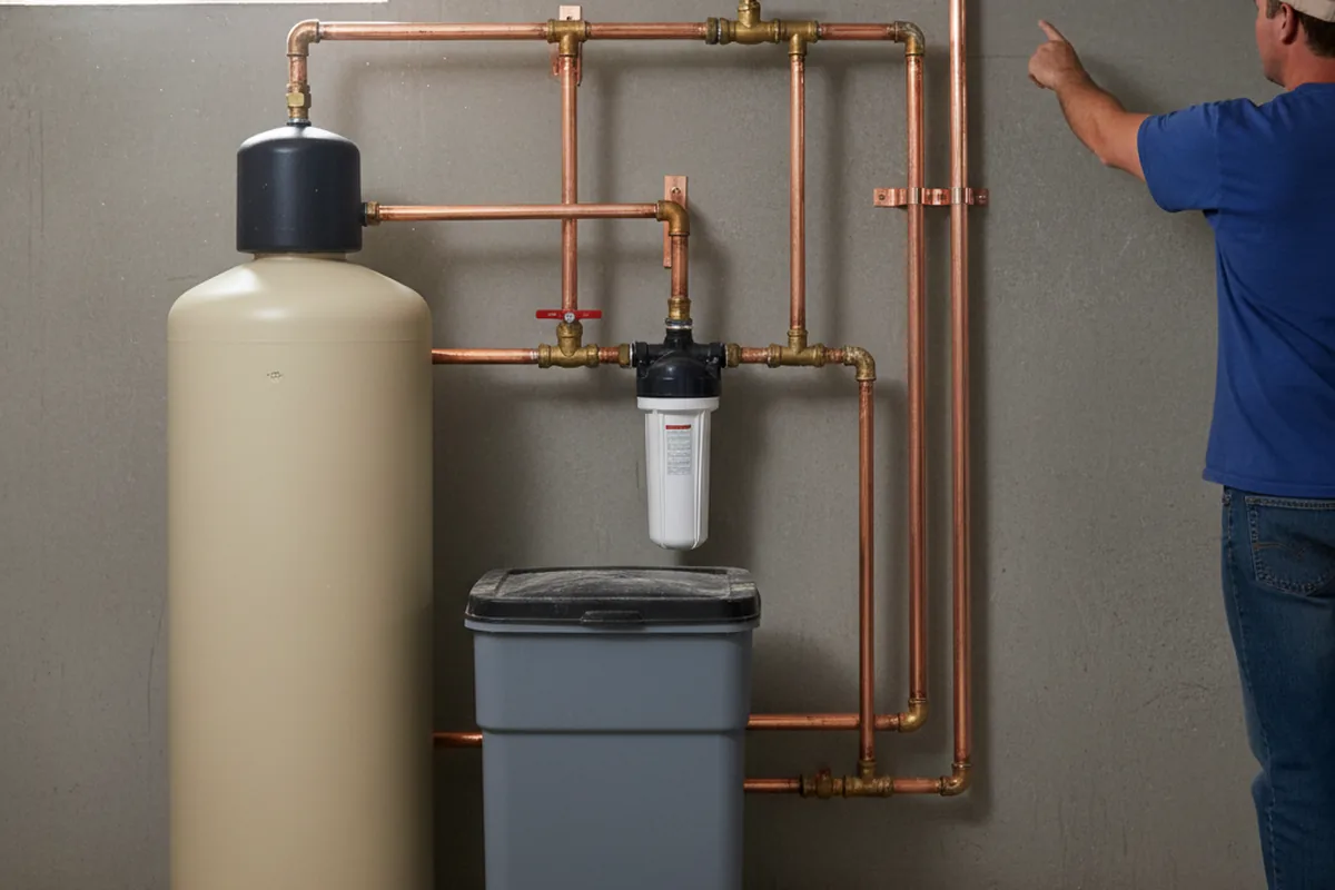 Whole-house water treatment system installed in Clarence